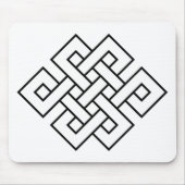 Mystic Knot - B&W 1 Muismat (Voorkant)