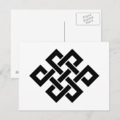 Mystic Knot - B&W 2 Briefkaart (Voorkant / Achterkant)