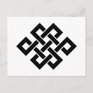 Mystic Knot - B&W 2 Briefkaart