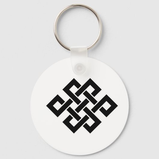 Mystic Knot - B&W 2 Sleutelhanger (Voorkant)