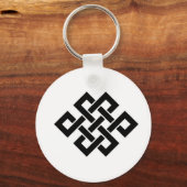 Mystic Knot - B&W 2 Sleutelhanger (Voorkant)