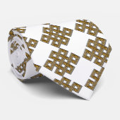 Mystic Knot - Silver & Gold 2 Stropdas (Opgerold)