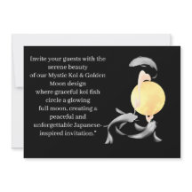 Mystic Koi & Golden Moon – Elegante Japanse Zen Ar