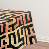 Mystic Kuba Cloth Tool-Dyed Geometric Tafelkleed