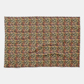 Mystic Kuba doek Tool-Dyed Geometrische Keukentore Theedoek (Horizontaal)