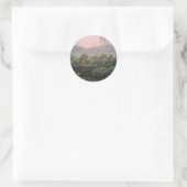 "Mystic Lake" ronde Sticker (Tas)