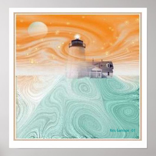 Mystic Lighthouse Poster (Voorkant)
