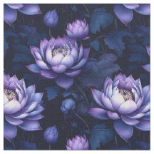 Mystic Lotus Night Garden Stof
