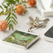 Mystic Luna Moth Sleutelhanger (Zijkant)