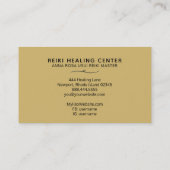 *~* Mystic Magical White Gold REIKI Typografie Visitekaartje (Achterkant)