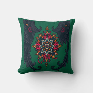 Mystic Mandala Elephant Art Kussen