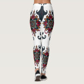 Mystic Mandala Elephant Art Leggings (Achterkant)