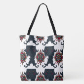 Mystic Mandala Elephant Art Tote Bag (Achterkant)