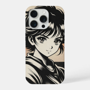 Mystic Manga Hero iPhone Hoes – Japanse Esthetiek 15 Pro Case