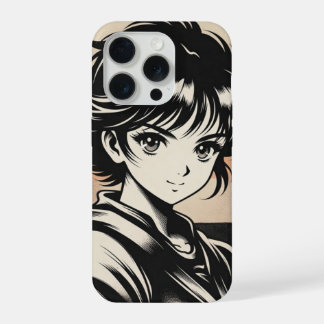 Mystic Manga Hero iPhone Hoes – Japanse Esthetiek 15 Pro Case