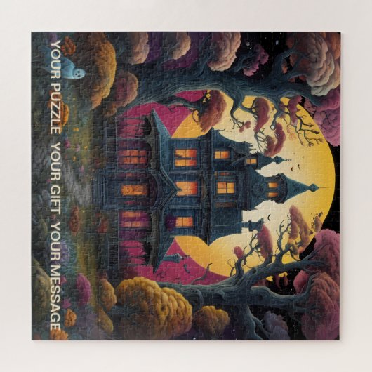 Mystic Manor onder sterrenlicht Legpuzzel (Horizontaal)