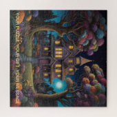 Mystic Manor onder sterrenlicht Legpuzzel (Horizontaal)