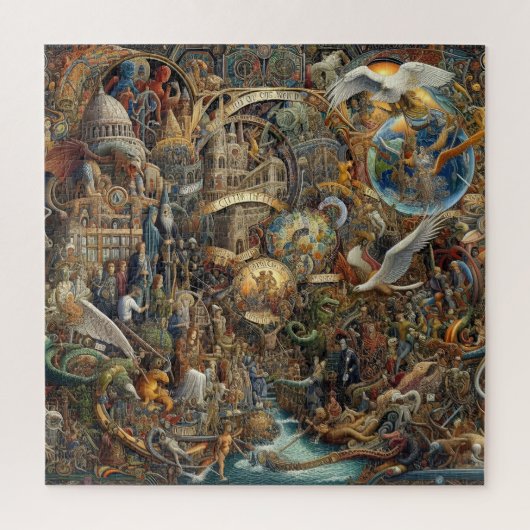 Mystic Maps Het samenvoegen van oude mysterie Legpuzzel (Verticaal)