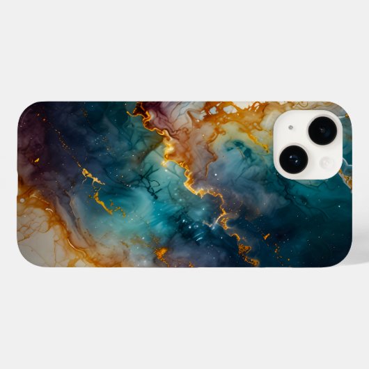 Mystic Marble Case-Mate iPhone Case (Achterkant (horizontaal))