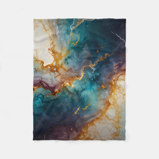 Mystic Marble Fleece Deken (Voorkant)