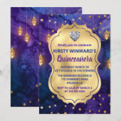 Mystic Marrakesh Night Lantern Bokeh Quinceañera Kaart (Voorkant / Achterkant)