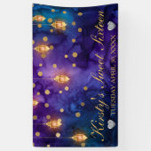 Mystic Marrakesh Night Lantern & Bokeh Sweet 16 Spandoek (Verticaal)