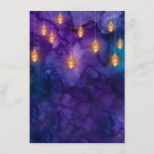 Mystic Marrakesh Night Lantern Weddenschap Details Informatiekaartje (Achterkant)
