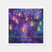 Mystic Marrakesh Nights Laterns & Bokeh Sweet 16 Servet (Voorkant)