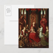 Mystic Marriage of St. Catherine en Other Saints Briefkaart (Voorkant / Achterkant)