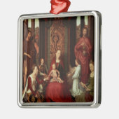 Mystic Marriage of St. Catherine en Other Saints Metalen Ornament (Links)
