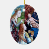 Mystic Marriage of St. Catherine of Alexandrië Keramisch Ornament (Voorkant)