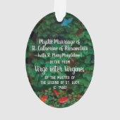 Mystic Marriage of St. Catherine of Alexandrië Ornament (achterkant)