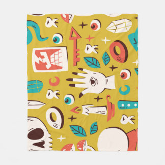 Mystic Melange: Occulte naadloze elementen Fleece Deken