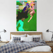 Mystic Melanin Warriors Canvas Afdruk (Insitu (Slaapkamer))