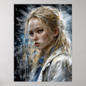 Mystic Melody: Olie Meesterwerk Poster (Voorkant)