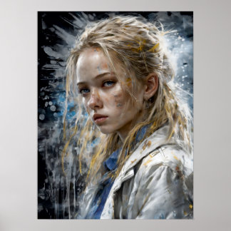 Mystic Melody: Olie Meesterwerk Poster