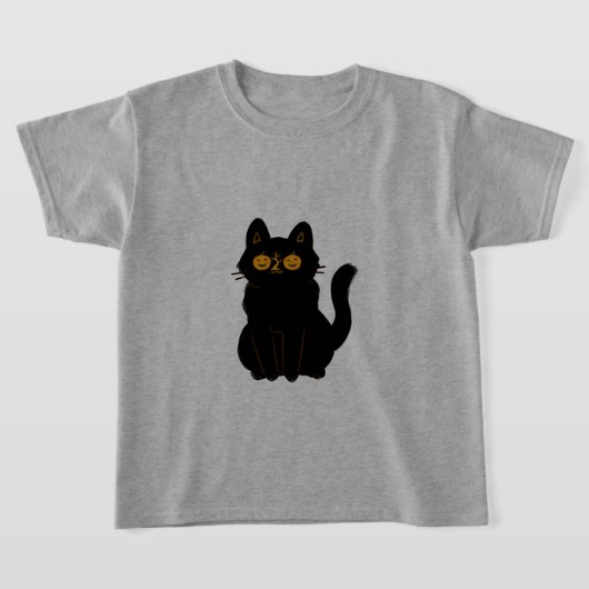 Mystic Meow Halloween T-shirt (Kinder editie) (Laagn)