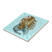 Mystic Mermaid Bubbles Tegeltje (Zijkant)