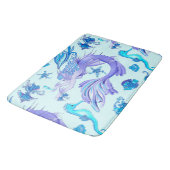 Mystic Mermaid Fairy Paarse Creature Ceramic Tegel Badmat (Gekanteld)