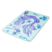 Mystic Mermaid Fairy Paarse Creature Ceramic Tegel Badmat (Gekanteld)
