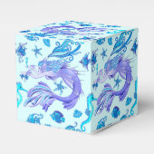 Mystic Mermaid Fairy Paarse Creature Ceramic Tegel Bedankdoosjes (Voorkant Zijde)