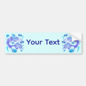 Mystic Mermaid Fairy Paarse Creature Ceramic Tegel Bumpersticker (Voorkant)