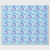 Mystic Mermaid Fairy Paarse Creature Ceramic Tegel Cadeaupapier (Vlak)