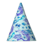 Mystic Mermaid Fairy Paarse Creature Ceramic Tegel Feesthoedjes (Rechts)