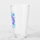 Mystic Mermaid Fairy Paarse Creature Ceramic Tegel Glas (Links)