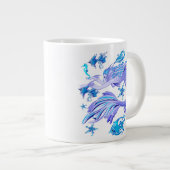 Mystic Mermaid Fairy Paarse Creature Ceramic Tegel Grote Koffiekop (Voorkant rechts)