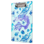 Mystic Mermaid Fairy Paarse Creature Ceramic Tegel Klembord (Links)