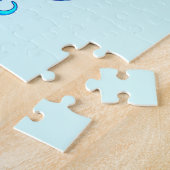 Mystic Mermaid Fairy Paarse Creature Ceramic Tegel Legpuzzel (Zijkant)