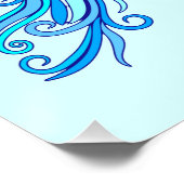 Mystic Mermaid Fairy Paarse Creature Ceramic Tegel Perfect Poster (Hoek)