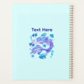 Mystic Mermaid Fairy Paarse Creature Ceramic Tegel Planner (Achterkant)